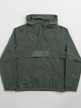 Nike SB Skate Anorak 1/2 Zip Pullover Jacket Mens Size XL FV7343 478 New Green
